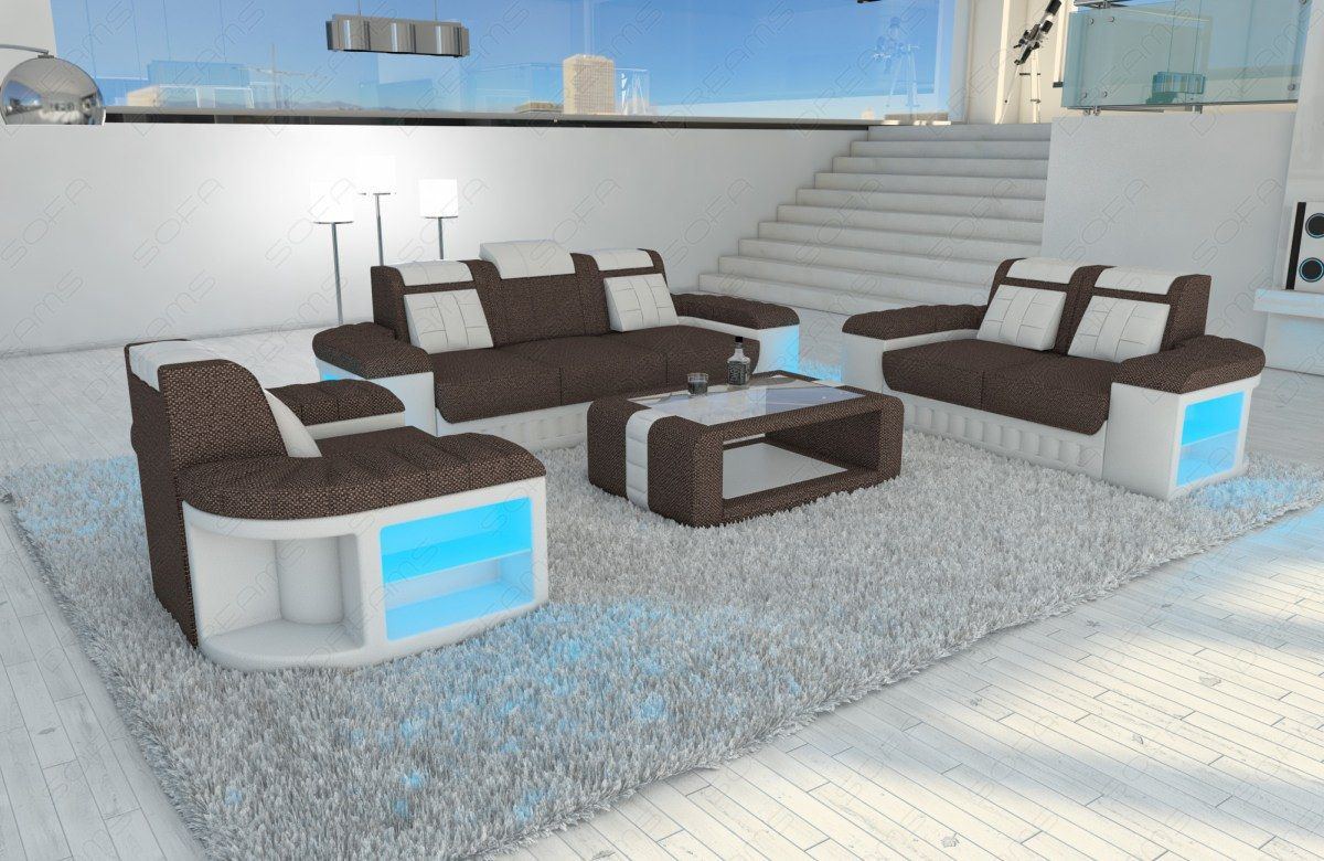 Sofa Set Baronka Fabric 3, 2, 1