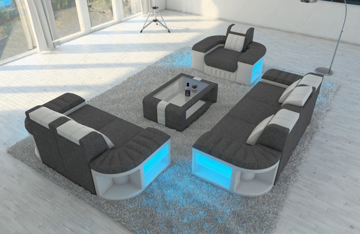 Sofa Set Baronka Fabric 3, 2, 1