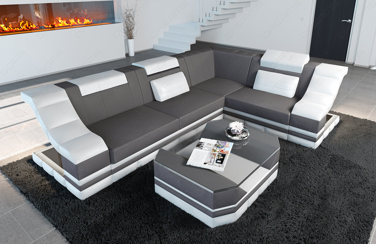 Corner Sofa Nero Fabric Mini