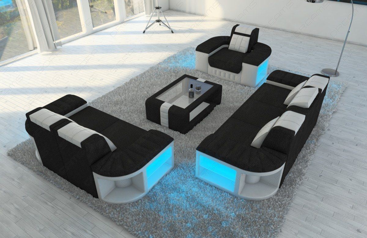Sofa Set Baronka Fabric 3, 2, 1