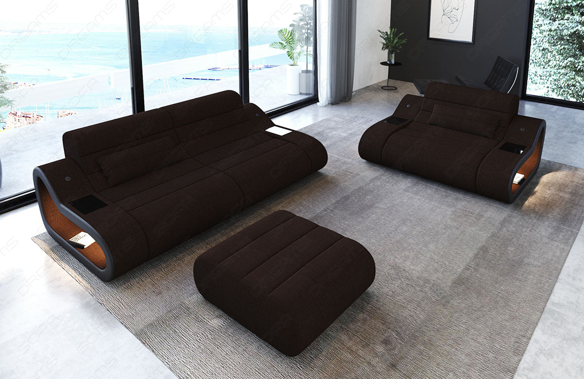Sofa Set Laguna 2 And 1 Fabric