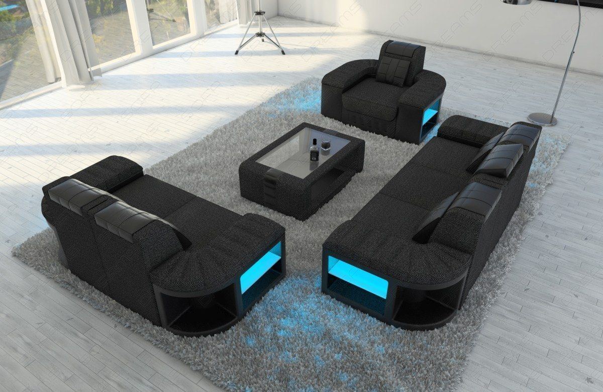 Sofa Set Baronka Fabric 3, 2, 1