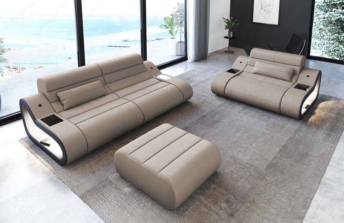 Sofa Set Laguna 2 And 1 Fabric