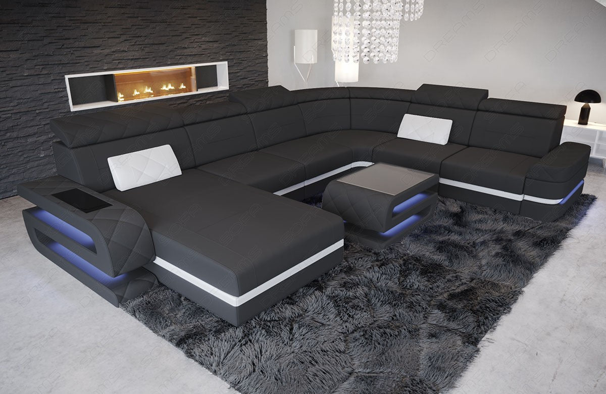 Fabric Sectional Bologna Xxl