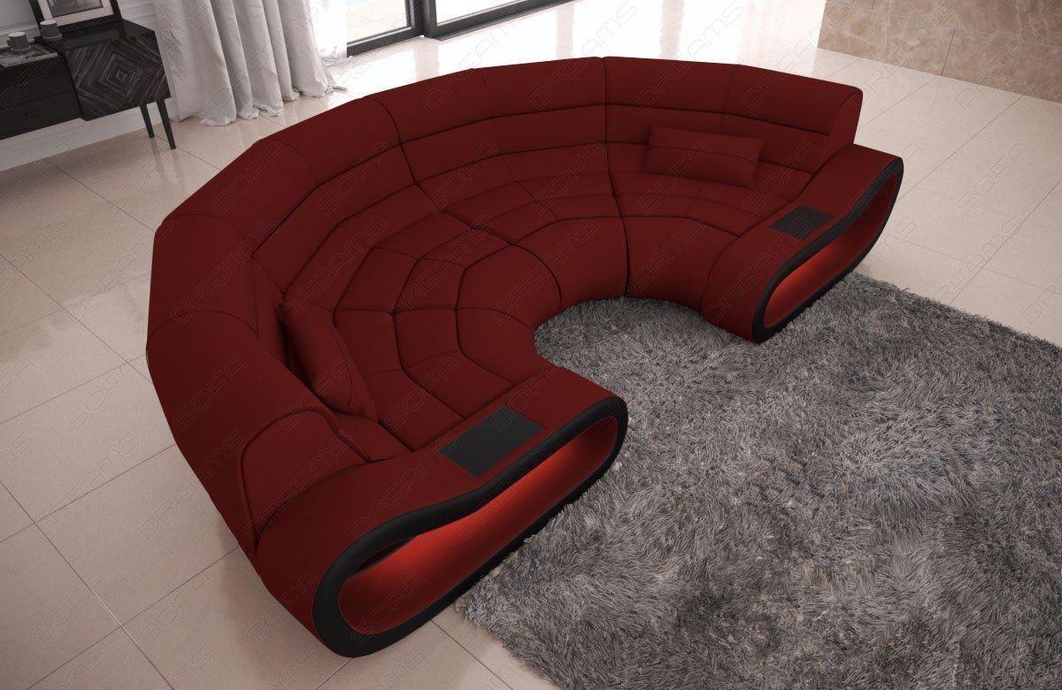Big Sofa Laguna Fabric Cover In Velvet Or Woven Fabric