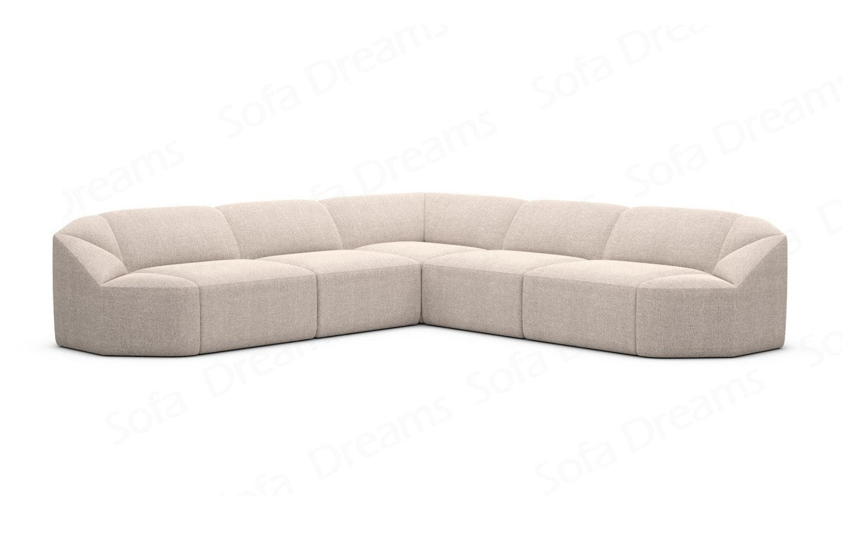 L-Shaped Fabric Sofa Cabrera