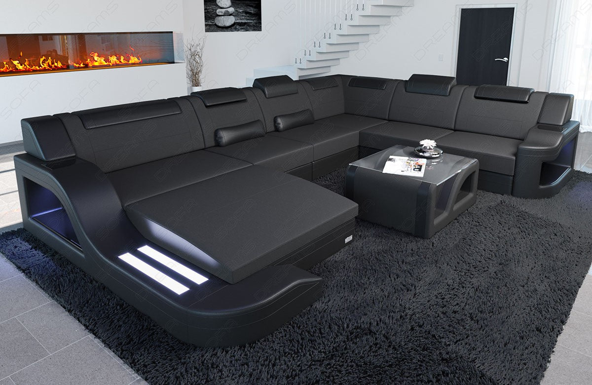 Sofa Sectional Paloma Xxl With Fabric Cover