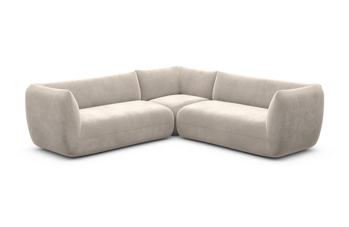 Corner Sofa Madrid L Shape Fabric