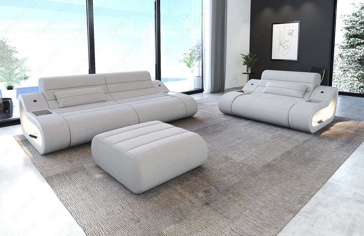 Sofa Set Laguna 2 And 1 Fabric