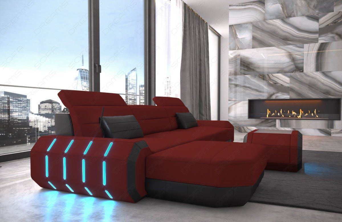 Mini Fabric Sofa Rome L Shape Sofa