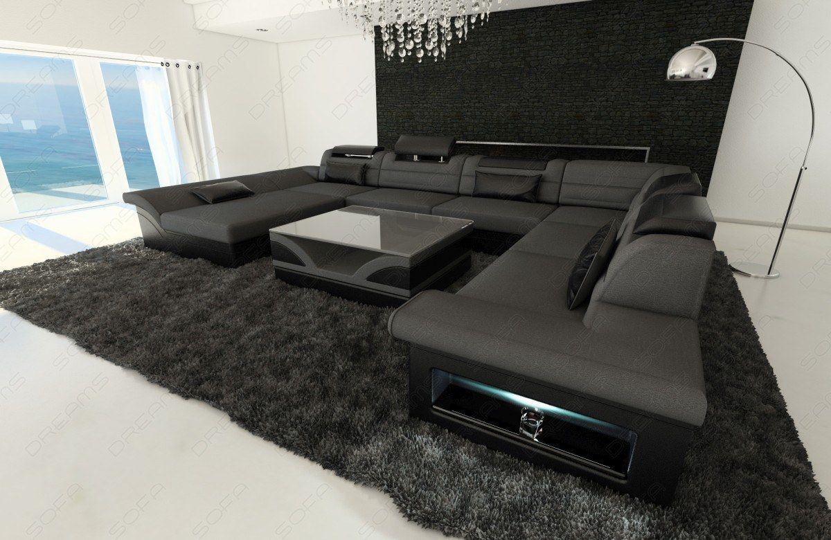 Sofa Sectional Enzo Xxl With Fabric Cover