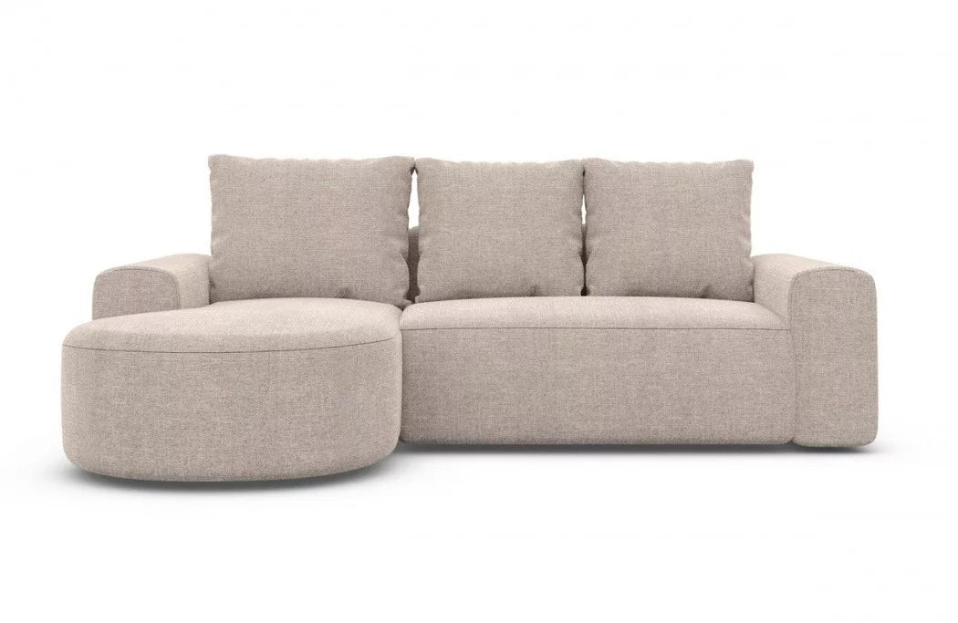 Fabric corner sofa Gomera L shape short