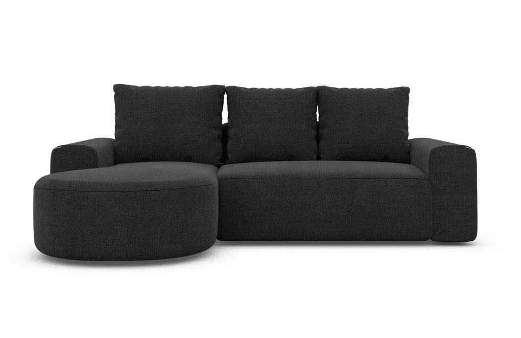 Fabric corner sofa Gomera L shape short