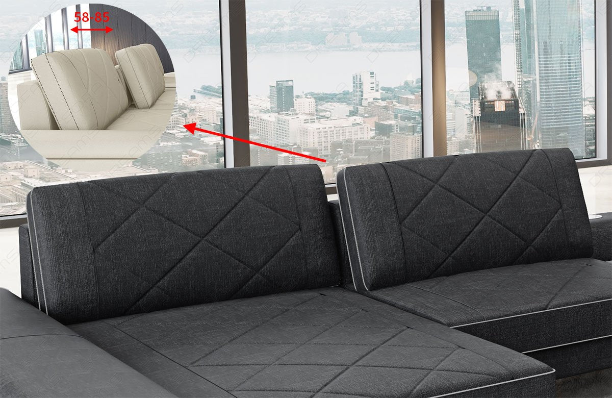 Xxl Leather Sectional Lari