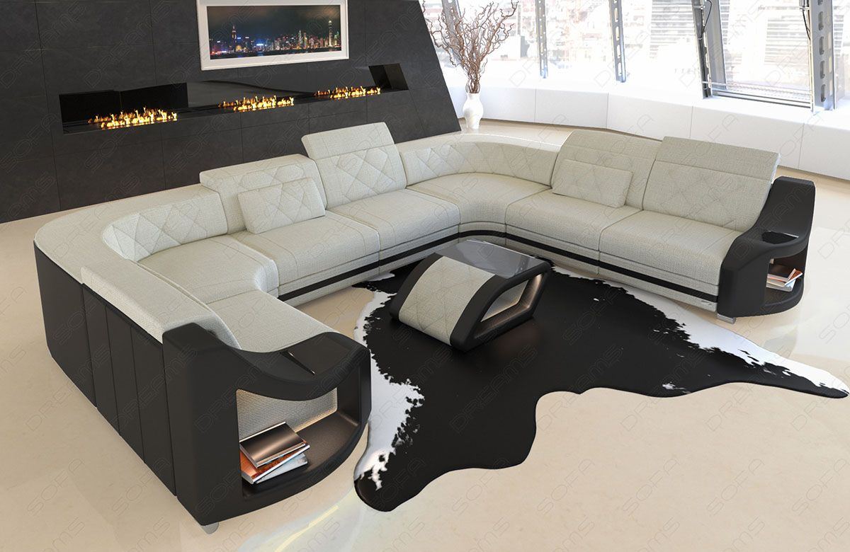 U Shape Sofa Gobi Mini Fabric Cover