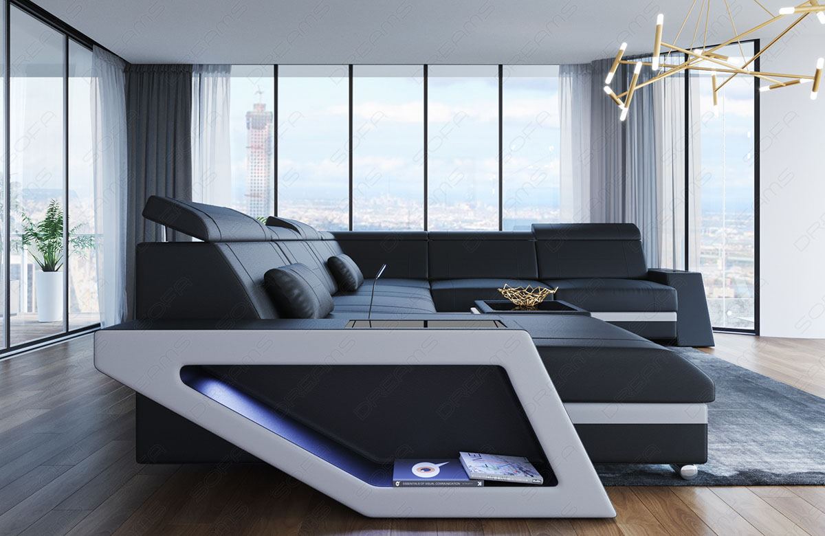 Xxl Kitargo Leather Sectional