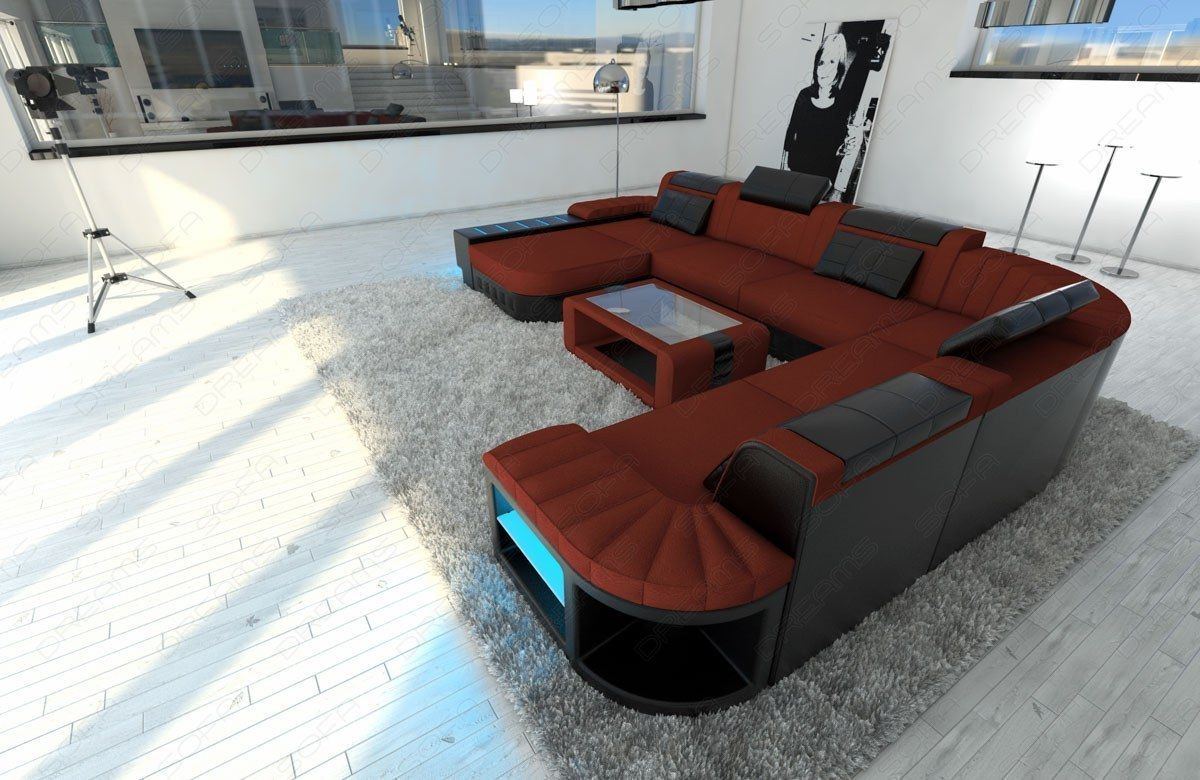 Sofa Sectional Baronka Xxl As A Fabric Sofa