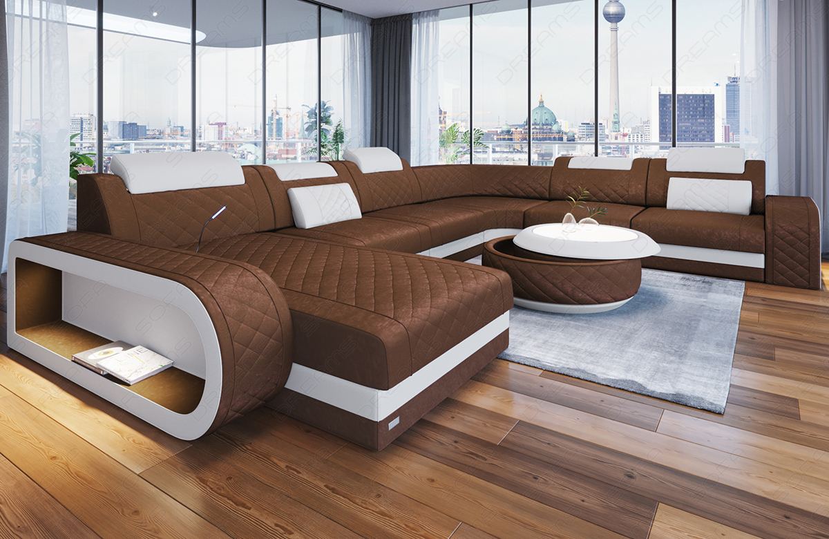 Berlin Xxl Sectional Sofa With Fabric Cover