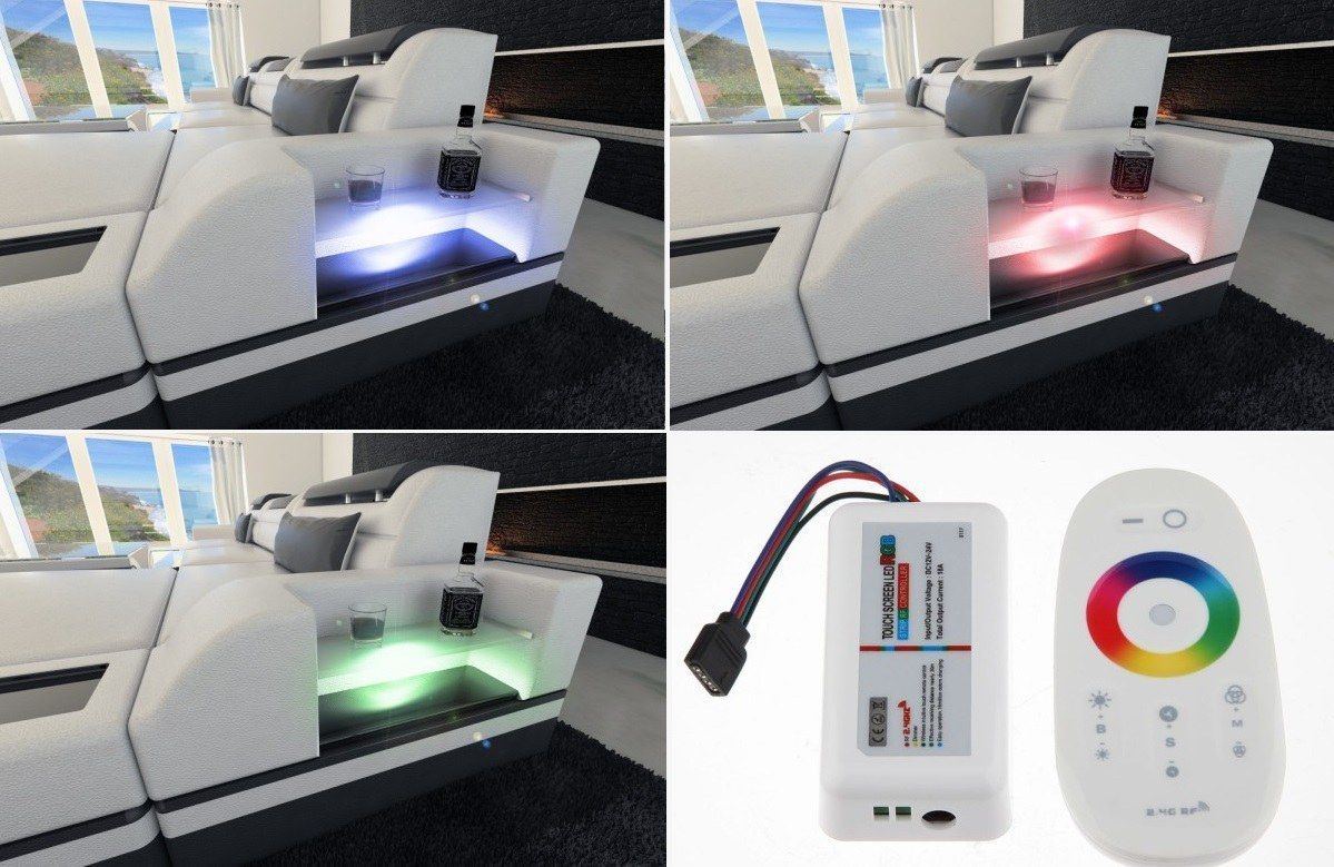 Corner Sofa Oronika As A Leather Sofa With Usb