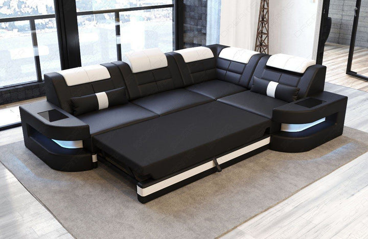 optionale Bettfunktion fÃ¼r Sofa Como L Form
