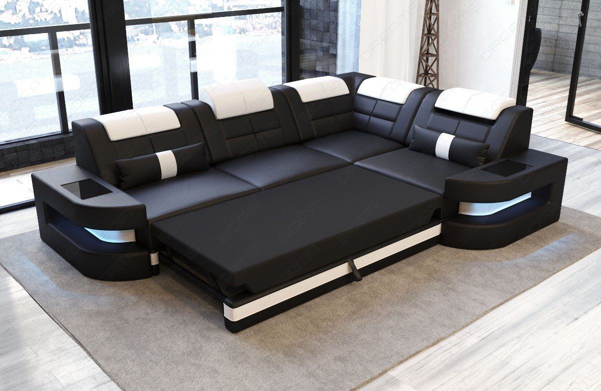 Corner Sofa Taho As A Leather Sofa With Many Extras