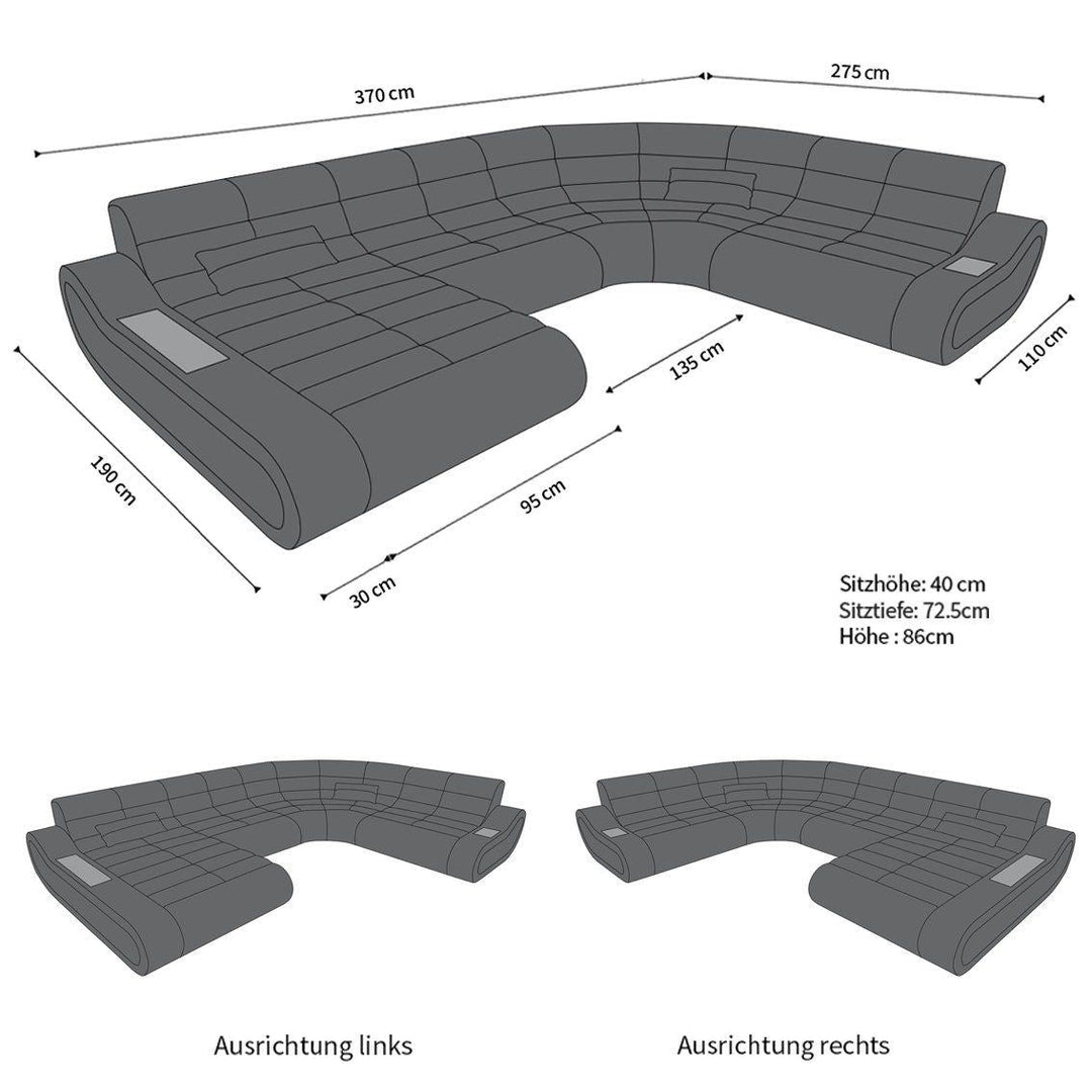 Abmessungen Sofa Concept XXL