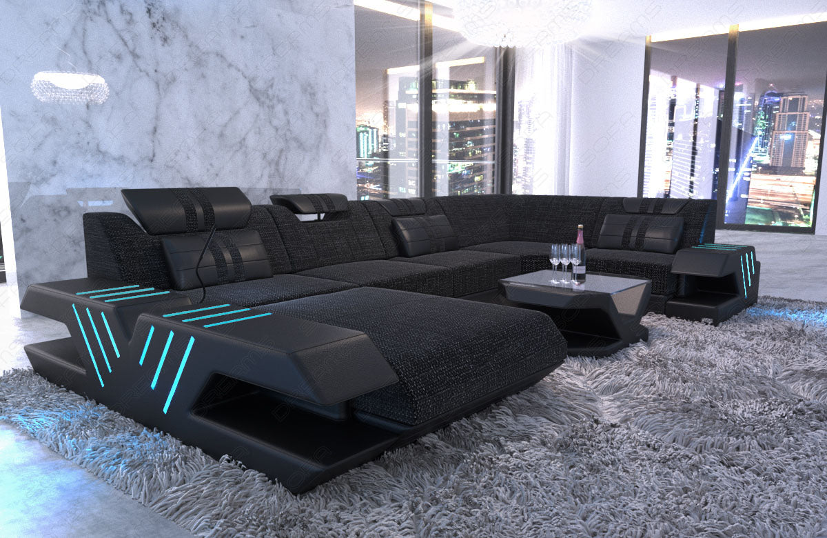 Venezia Sectional With Fabric Cover