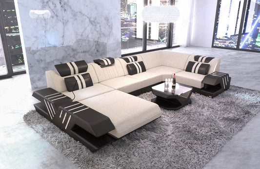Venezia Sectional With Fabric Cover