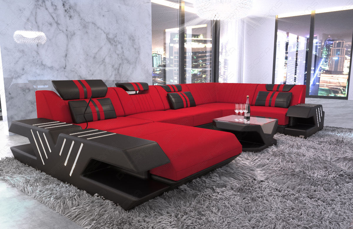 Venezia Sectional With Fabric Cover