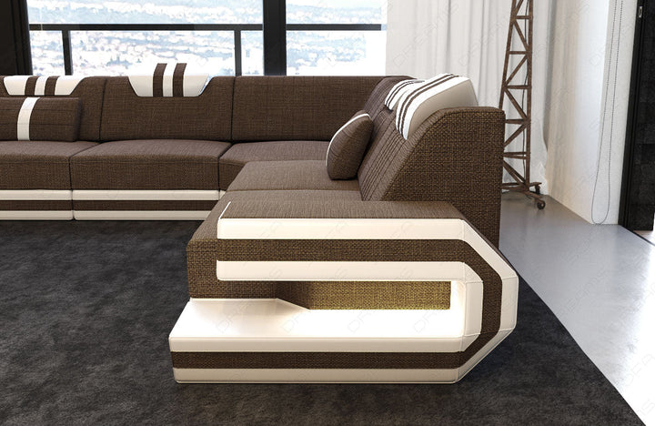 Detailbild der kleinen Armlehne beim Sofa Ragusa