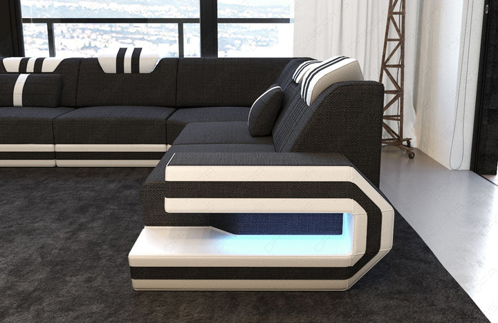 Detailbild der kleinen Armlehne beim Sofa Ragusa