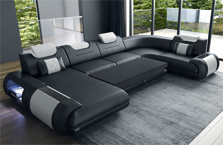 optional erhÃ¤ltliche Schlaffunktion fÃ¼r das Sofa Rimini U Form