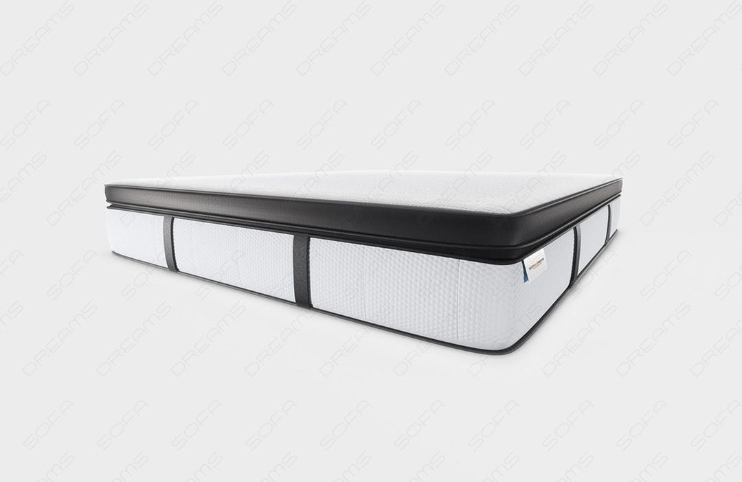 Unsere 7-Zonen Tonnentaschenfederkern Matratze "Deluxe" inklusive Topper