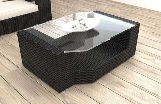 Rattan garden table Messana