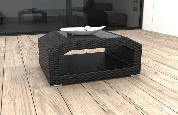 Rattan garden table Matera
