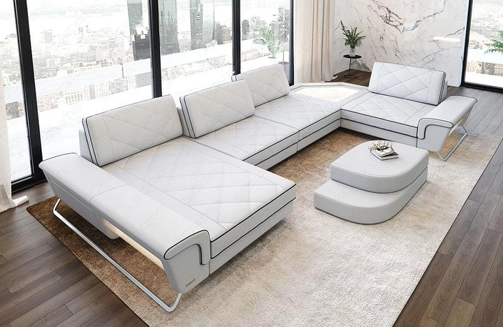 Leather Living Room Set Ferrara