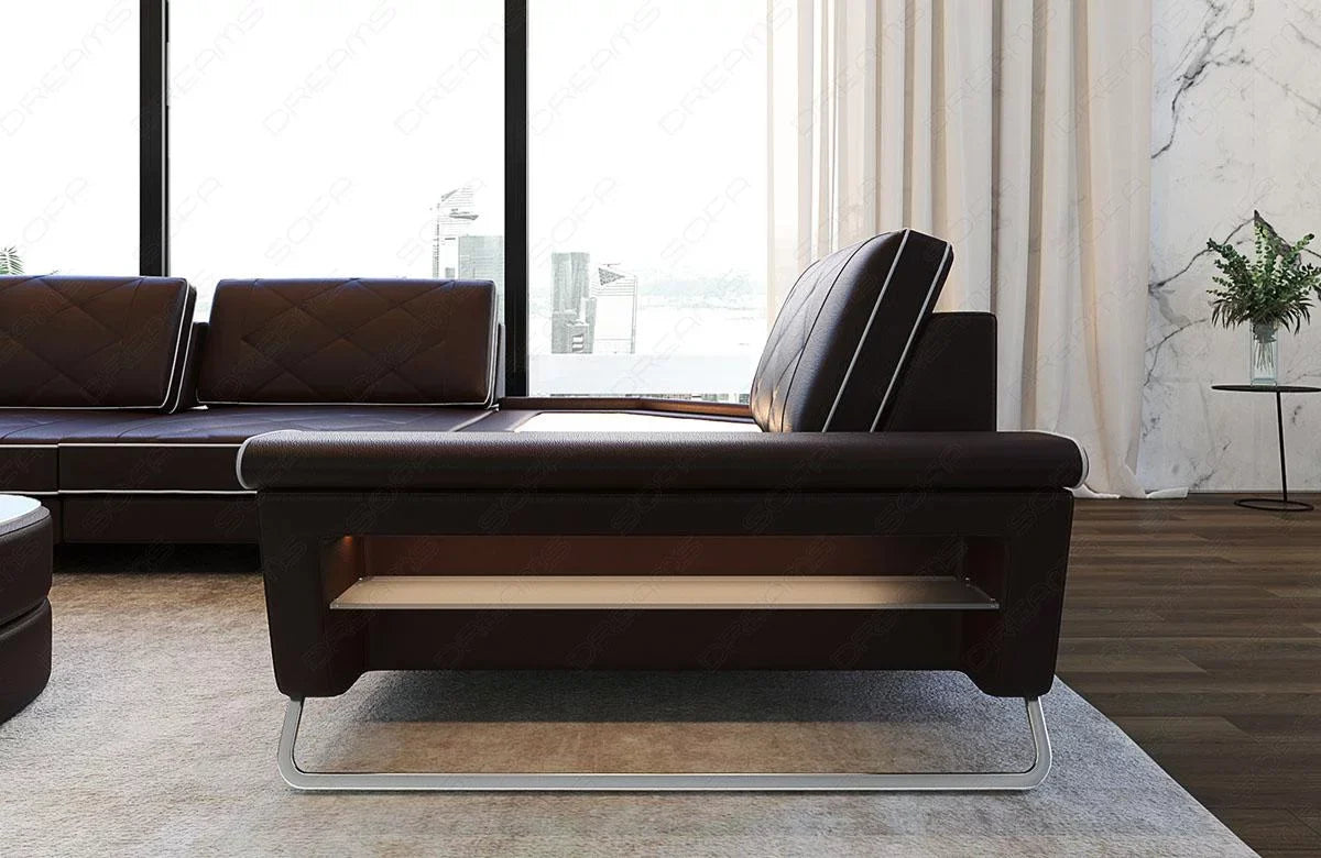 Leather Living Room Set Ferrara