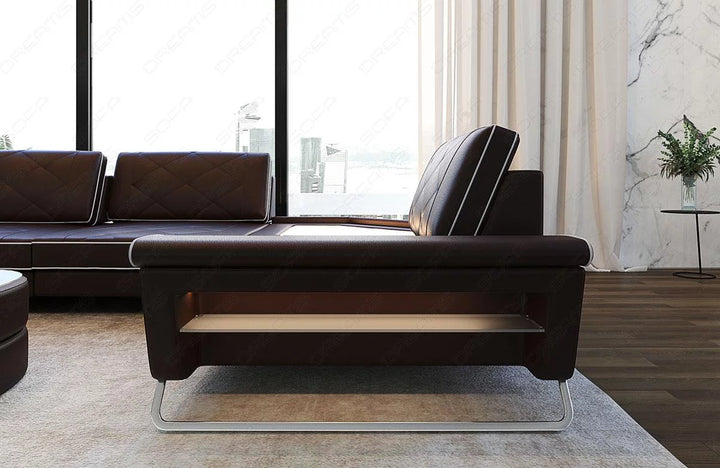 Leather Living Room Set Ferrara