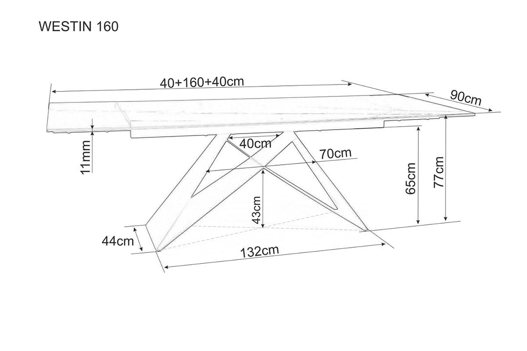 Westin Iii 160 Dining Table