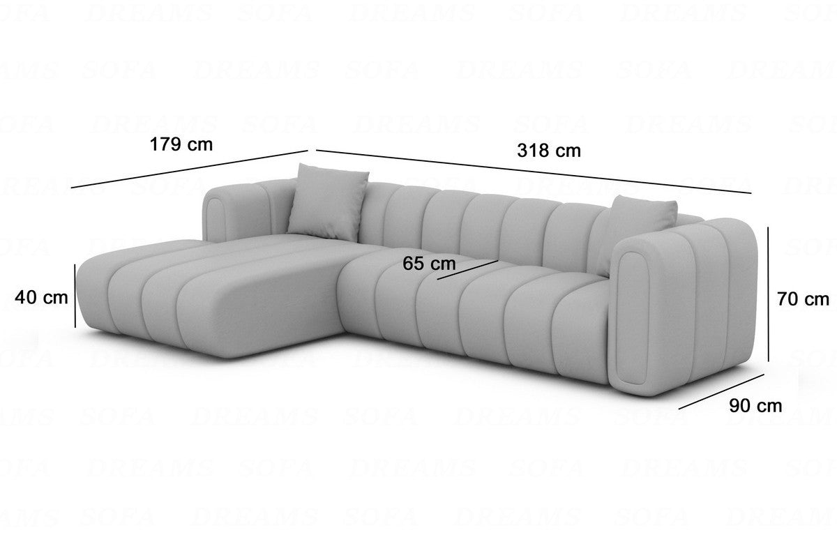Corner Sofa Almagro L Shape Short