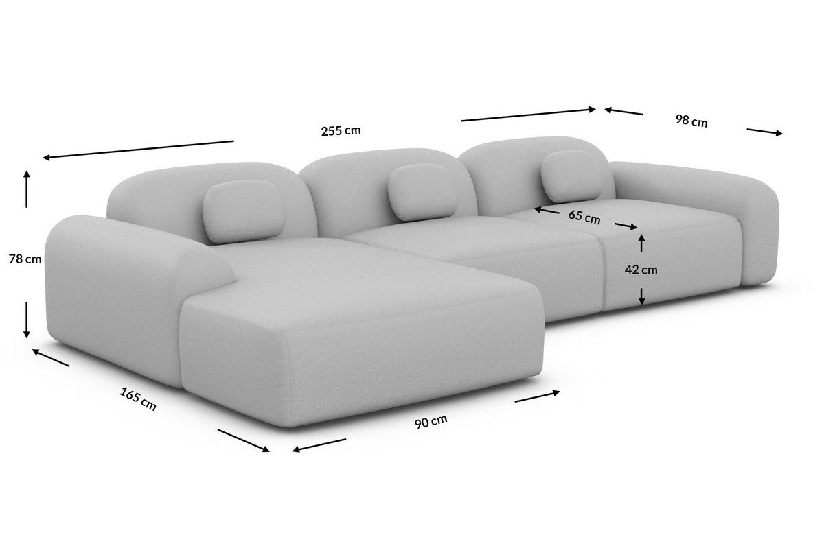 Corner Sofa Barcelona L Shape Short