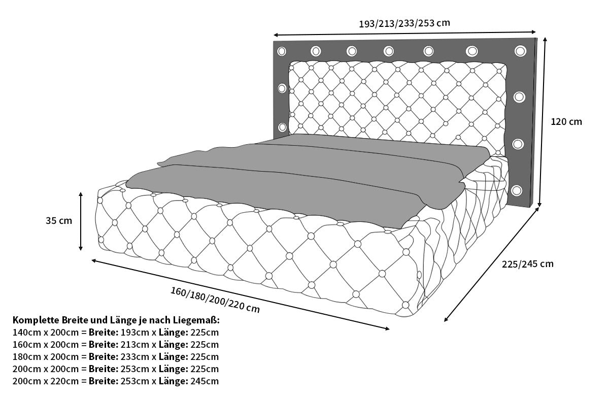 Alessandria Complete Bed