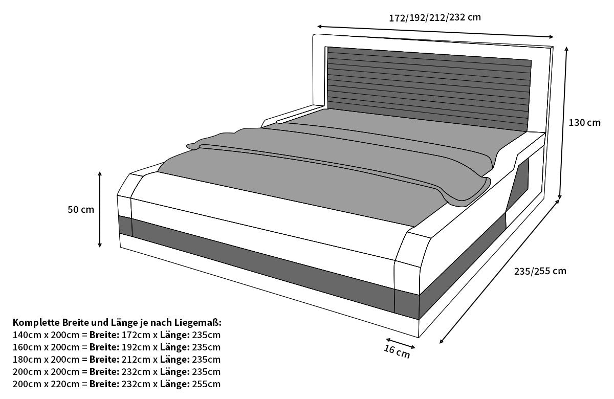 Complete Bed Treviso