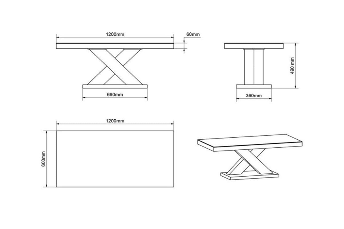 Seville Wood Coffee Table