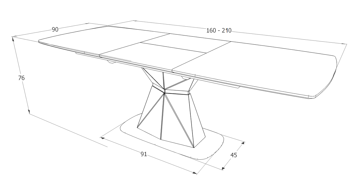 Diamond Dining Table