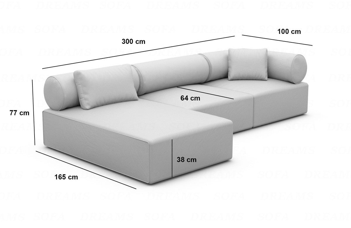 Corner Sofa Laguardia L Shape Short