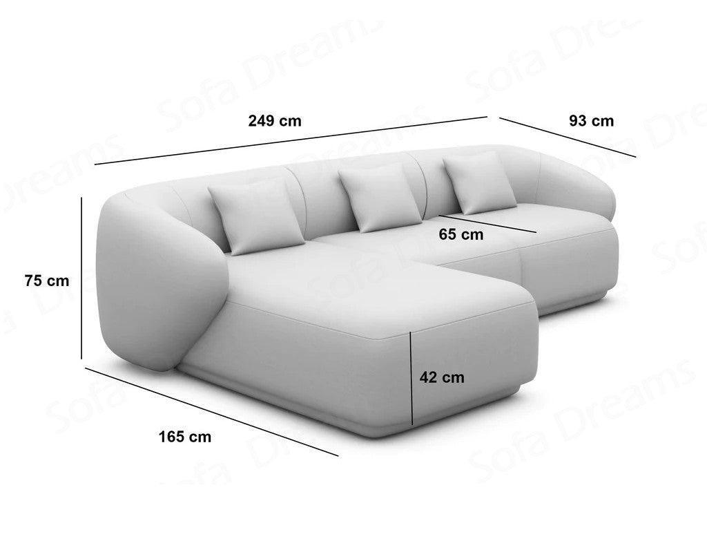 Marbella L-Shaped Corner Sofa Short
