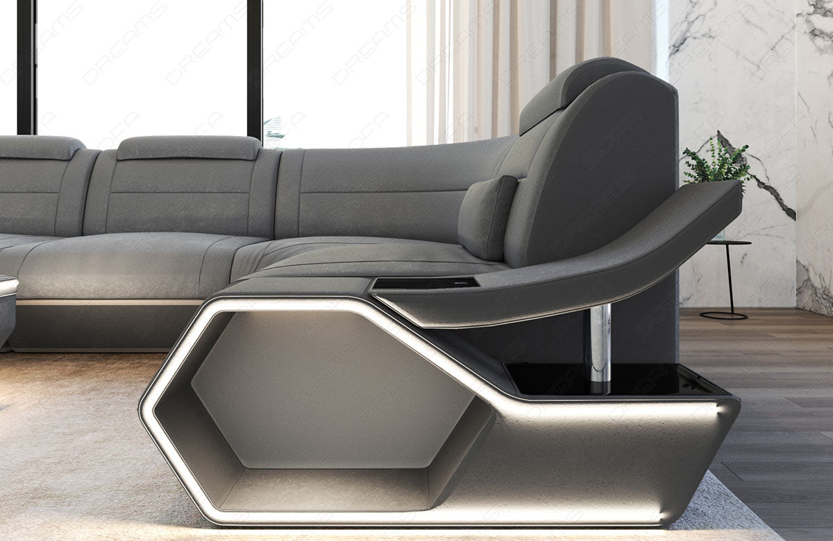 Fabric living area Toscano U-shape