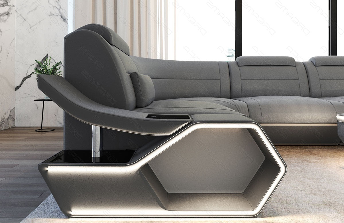 Fabric living area Toscano U-shape