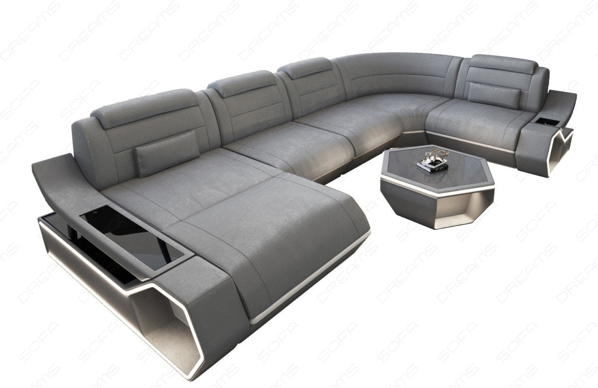 Fabric living area Toscano U-shape